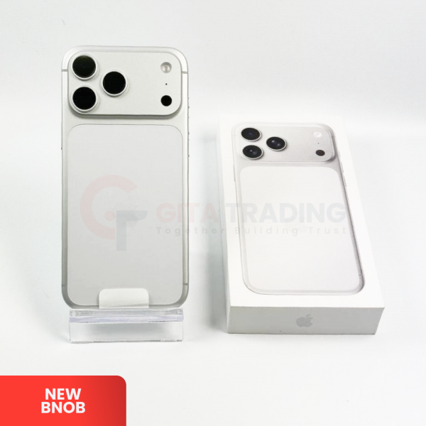 APPLE iPhone 17 Pro Max 5G Silver - Sim Free (eSIM) | ROM: 512GB | IMEI: 358159680163211 | NEW BNOB