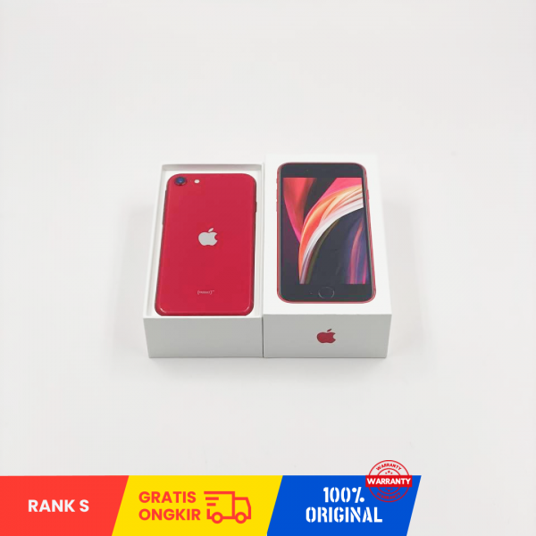 APPLE iPhone SE 2020 (64GB/ Battery Health 81%/ 356778114691083/ Red/ Sim Free) - Rank S