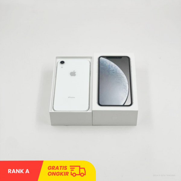 APPLE iPhone XR (64GB/Battery health 90%/ White/ IMEI: 357373092995737/ Sim Free) - RANK A
