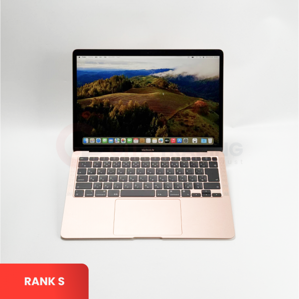 MACBOOK Air Retina 13-inch M1 2020 - Gold | Apple M1 | Battery Health: 98% | SSD: 256GB | RAM: 16GB | S&N: FVFH910XQ6M0 | macOS | RANK S