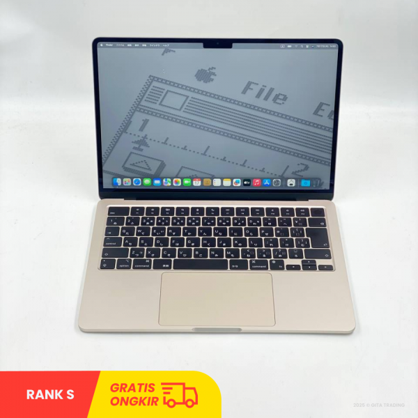 MACBOOK Air Retina 13-inch M2 2022 - Starlight |  Apple M2 |  SSD 256GB |  RAM 16GB | LQ23Q01929 | macOS | RANK S