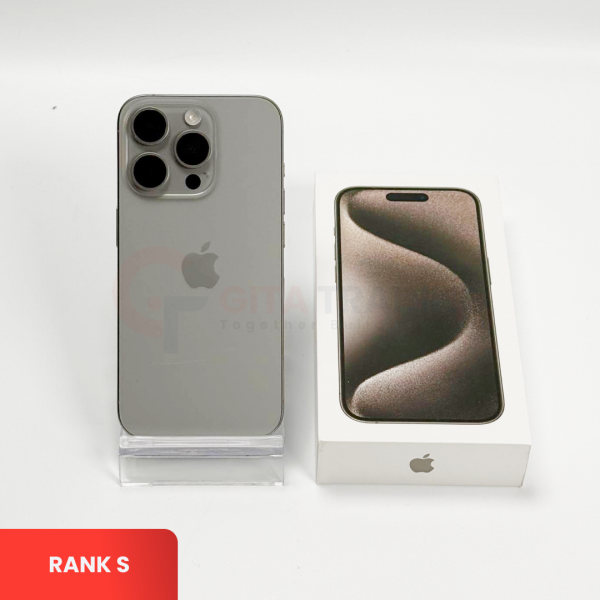 APPLE iPhone 15 Pro 5G Natural Titanium - Sim Free | ROM: 128GB | Battery Health: 89% |  IMEI: 355746609229652 | RANK S