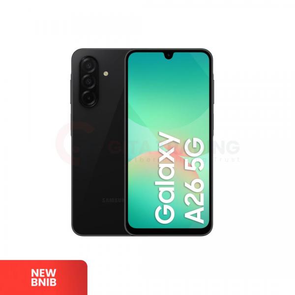 SAMSUNG Galaxy A26 5G Black - Sim Free | ROM: 256GB | DUAL SIM & SILENT CAMERA | IMEI: 355988366129309 | NEW BNIB