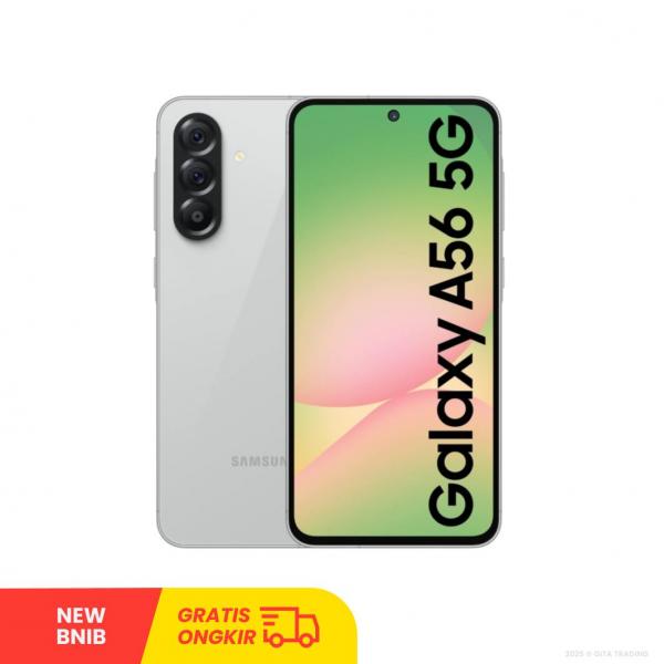 SAMSUNG Galaxy A56 5G Awesone LightGray - Sim Free | ROM: 256GB| RAM: 12GB | DUAL SIM & SILENT CAMERA | IMEI: 359063752436761 | NEW BNIB