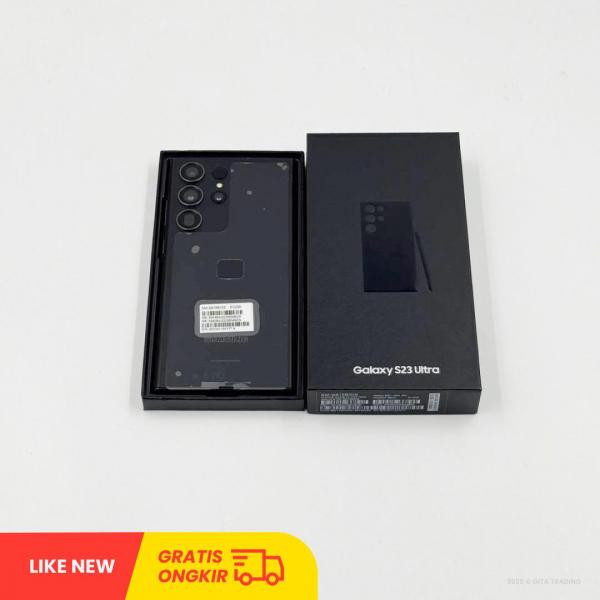 SAMSUNG Galaxy S23 Ultra 5G Black - Sim Free | ROM 512GB | RAM 12GB | Dual Sim & Silent Camera | 354484221570797 | LIKE NEW