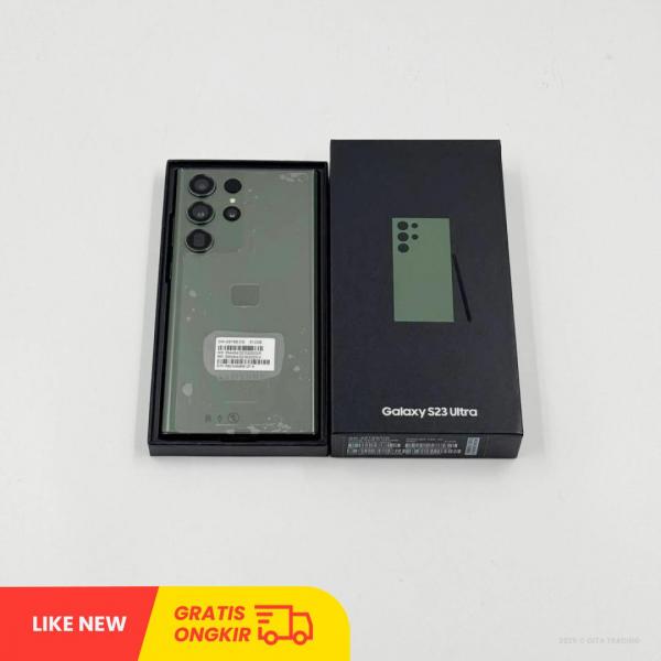 SAMSUNG Galaxy S23 Ultra 5G Green - Sim Free | ROM 512GB | RAM 12GB | Dual Sim & Silent Camera | 354484221034059 | LIKE NEW