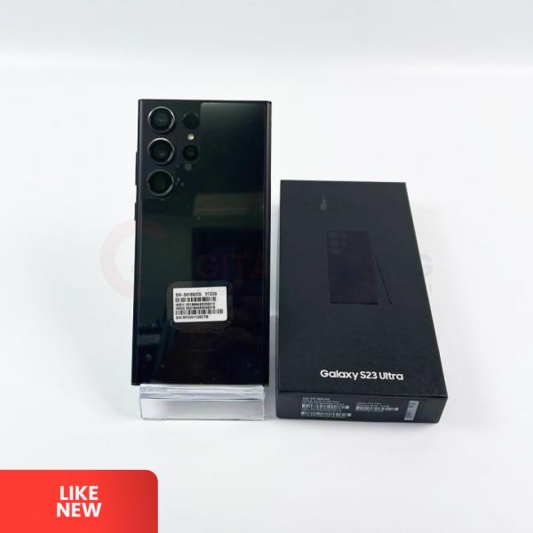 SAMSUNG Galaxy S23 Ultra 5G Phantom Black - Sim Free | ROM 512GB | RAM 12GB | Dual Sim & Silent Camera | Imei : 351868495056512 | LIKE NEW