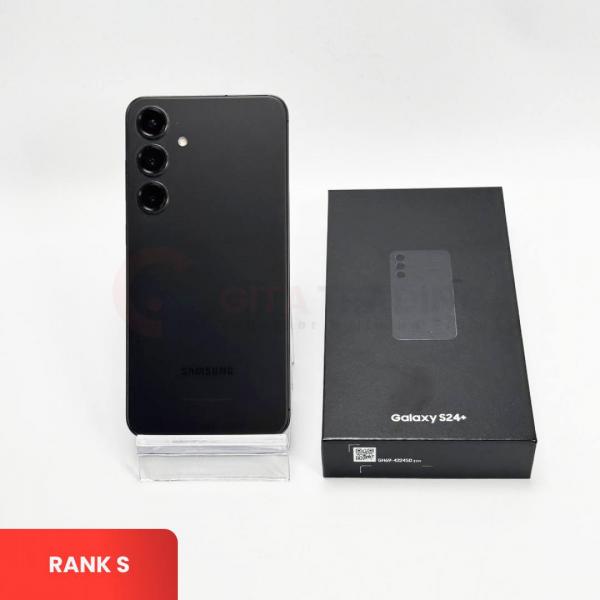 SAMSUNG Galaxy S24+ 5G Onyx Black - Sim Free | ROM 256GB | RAM 12GB | 356206650636593 | RANK S