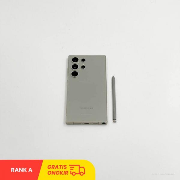 SAMSUNG Galaxy S24 Ultra 5G (256GB/ 12GB/ Single Sim/ Titanium Gray/ IMEI: 350513040304220/ Sim Free) - RANK A