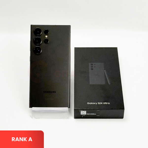Samsung Galaxy S24 Ultra 5G Titanium Black - SIM Free | ROM: 256GB | RAM: 12GB | Dual Sim & Silent Camera | IMEI: 350518497704145 | RANK A