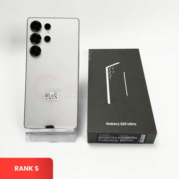 SAMSUNG Galaxy S25 Ultra 5G Titanium WhiteSilver - Sim Free | ROM: 256GB | RAM: 12GB | IMEI: 352512146331242 | RANK S