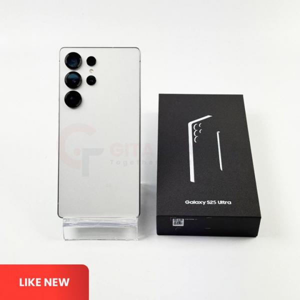 SAMSUNG Galaxy S25 Ultra 5G Titanium WhiteSilver - Sim Free | ROM: 512GB| RAM: 12GB | IMEI: 356918382390964 | LIKE NEW