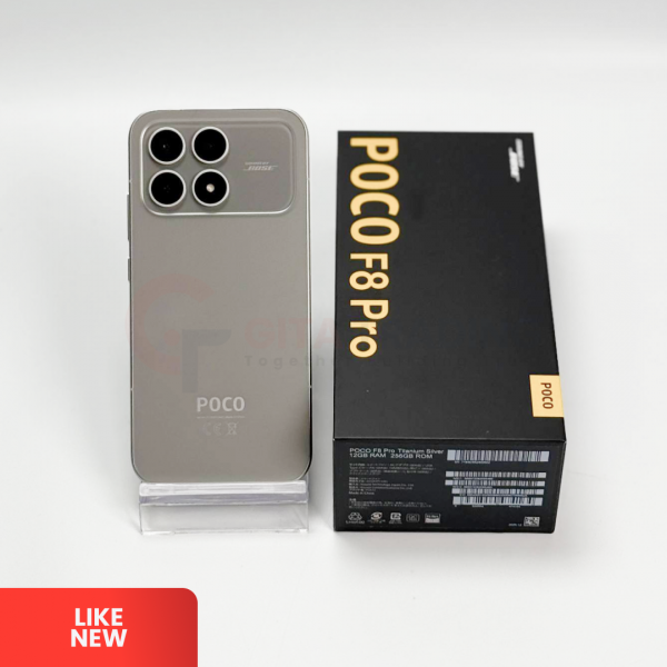 Xiaomi POCO F8 5G Titanium Silver - SIM FREE | ROM: 256GB | RAM: 12GB | Dual Sim | IMEI: 868972082055485 | LIKE NEW