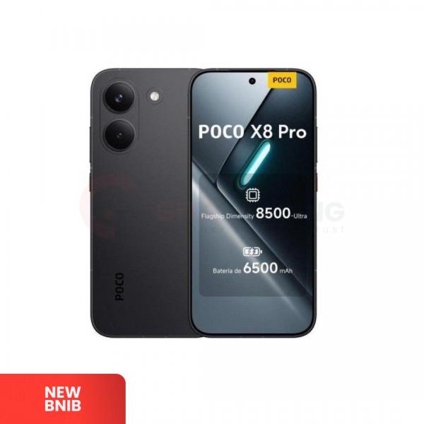 Xiaomi POCO X8 PRO 5G Black - SIM FREE | ROM: 512GB | RAM: 12GB | Dual Sim | IMEI: 866132083086789 | BNIB